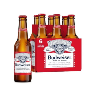 Budweiser bottle 6pk 12Fl Oz